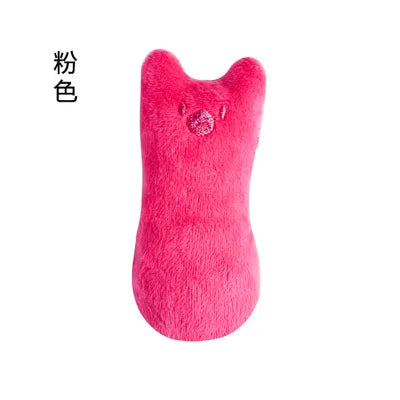 Interactive Catnip Plush Chew Toy | Crinkle Squeak Kitten Dental Doll