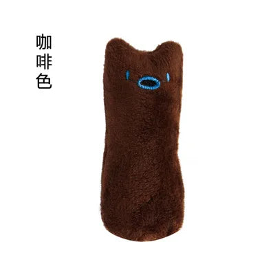 Interactive Catnip Plush Chew Toy | Crinkle Squeak Kitten Dental Doll