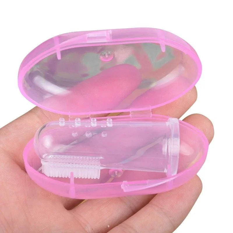 360° Silicone Dog Finger Toothbrush | Soft Pet Dental Cleaning Brush