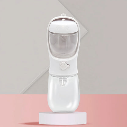 Portable Dog Water Bottle with Food Storage Container for Travel