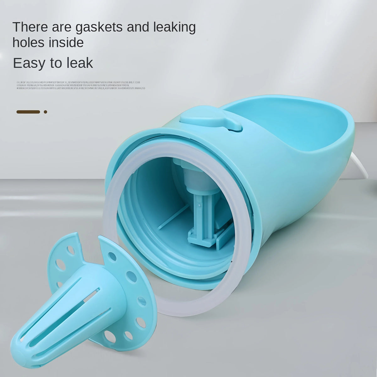 Portable Dog Water Bottle with Food Storage Container for Travel