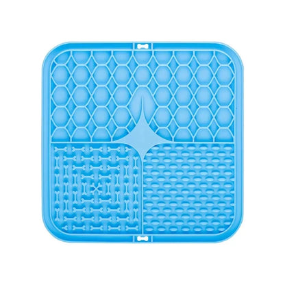 Pet Slow Feeding Lick Mat for Dogs & Cats | Silicone Feeding Placemat