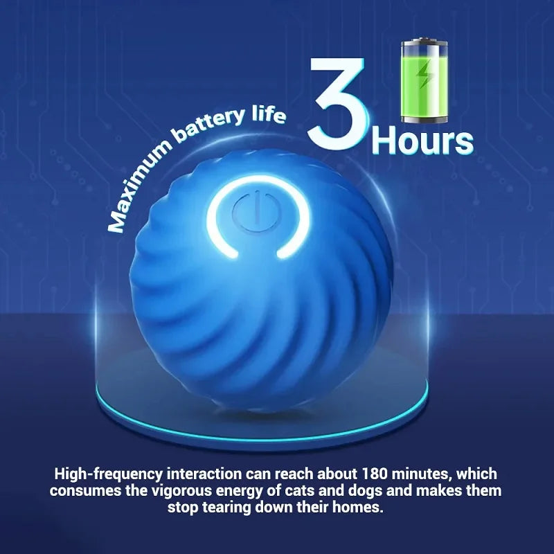 Smart Interactive Dog Toy Ball | Automatic Rolling Bouncing Pet Toy