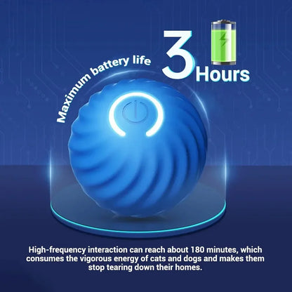Smart Interactive Dog Toy Ball | Automatic Rolling Bouncing Pet Toy