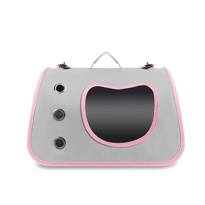 Portable Pet Carrier Bag for Small Dogs & Cats – Foldable & Breathable