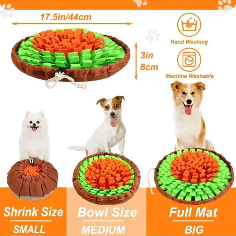 Interactive Snuffle Mat for Dogs & Cats – Slow Feeder & Enrichment Toy