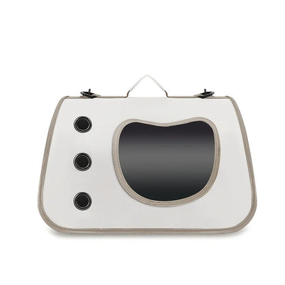 Portable Pet Carrier Bag for Small Dogs & Cats – Foldable & Breathable