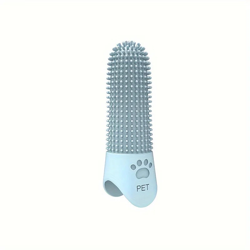 360° Silicone Dog Finger Toothbrush | Soft Pet Dental Cleaning Brush