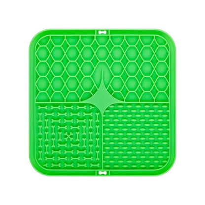 Pet Slow Feeding Lick Mat for Dogs & Cats | Silicone Feeding Placemat