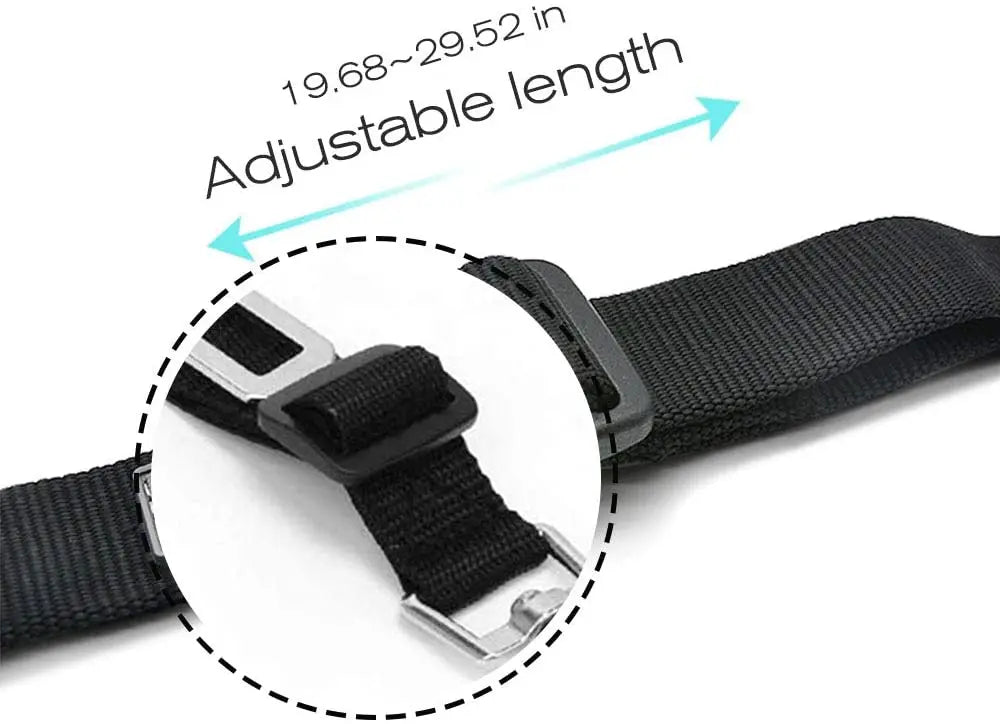 Universal Adjustable Pet Dog Car Seat Belt | Durable Vehicle Safety Lead