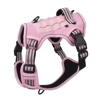 Tactical No-Pull Dog Harness | Heavy-Duty MOLLE Military Vest