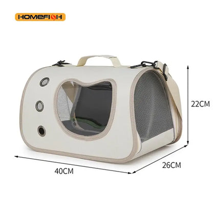Portable Pet Carrier Bag for Small Dogs & Cats – Foldable & Breathable