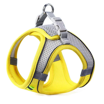 Reflective Mesh Dog Harness Vest | No-Pull Breathable Pet Leash Set