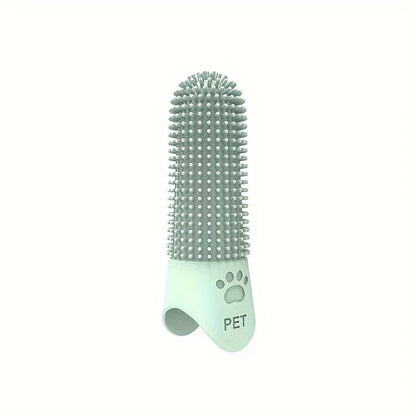 360° Silicone Dog Finger Toothbrush | Soft Pet Dental Cleaning Brush