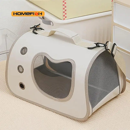 Portable Pet Carrier Bag for Small Dogs & Cats – Foldable & Breathable