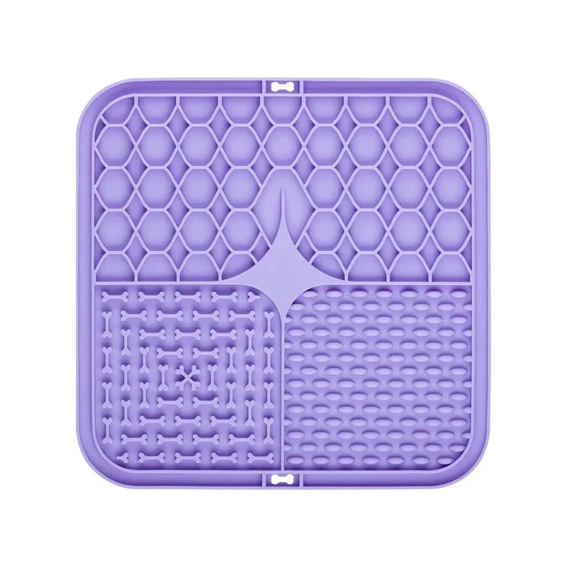 Pet Slow Feeding Lick Mat for Dogs & Cats | Silicone Feeding Placemat