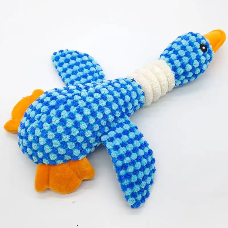 Tough Squeaky Plush Dog Toy | Interactive Anti-Demolition Chew Doll