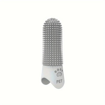 360° Silicone Dog Finger Toothbrush | Soft Pet Dental Cleaning Brush