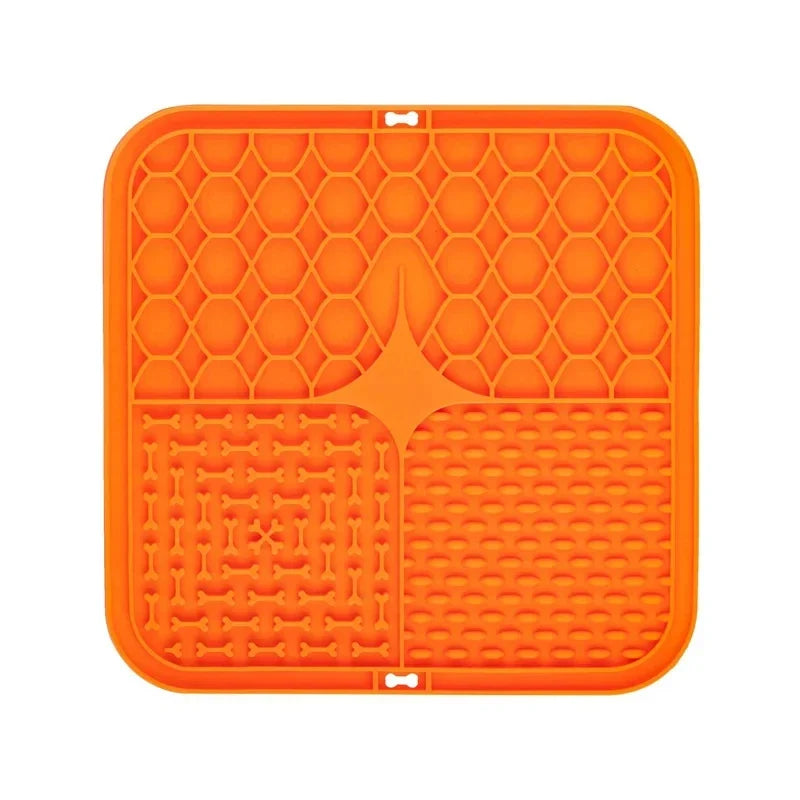 Pet Slow Feeding Lick Mat for Dogs & Cats | Silicone Feeding Placemat