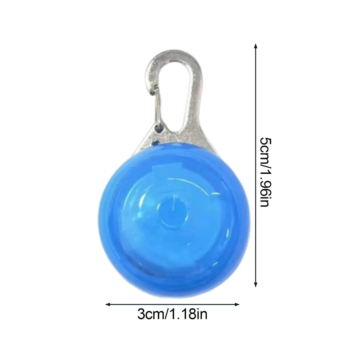 LED Glow Dog Collar Pendant | Light Up Night Safety Pet Tag