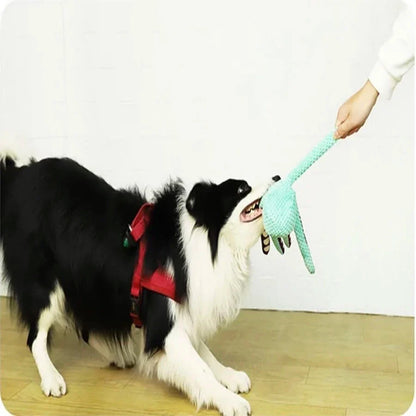 Interactive Octopus Plush Dog Toy | Durable Squeaky Boredom Buster