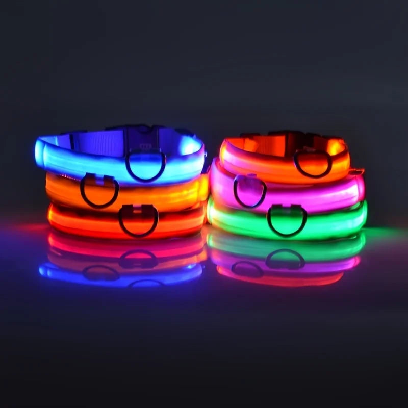 LED Glow in the Dark Dog Leash | Heavy Duty Night Safety Pet Leash