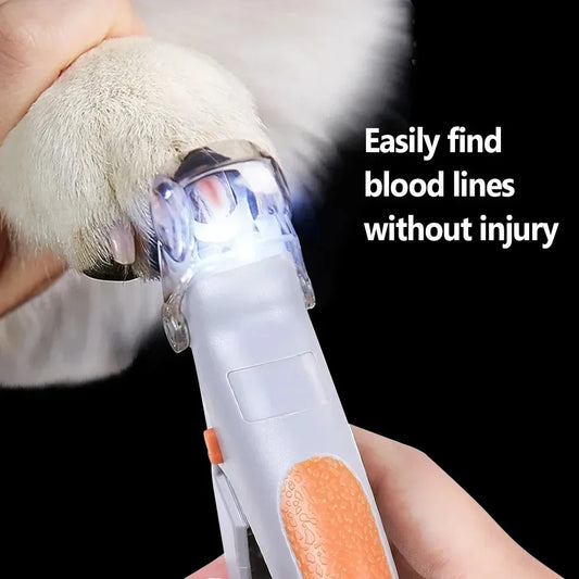 Professional LED Dog & Cat Nail Clippers | Safe Pet Claw Cutter Trimmer