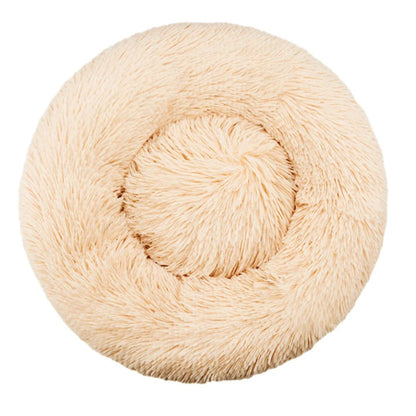 Ultra-Plush Calming Donut Dog Bed | Warm Round Winter Nesting Bed
