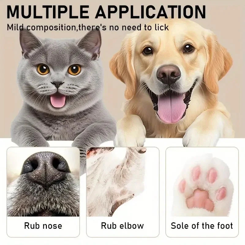 Natural Pet Nose and Paw Balm Stick | Healing Moisture Protection 45g