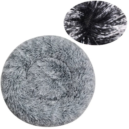 Ultra-Plush Calming Donut Dog Bed | Warm Round Winter Nesting Bed