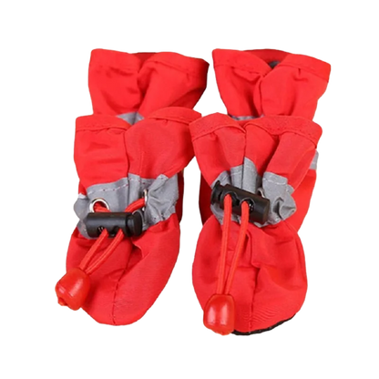 Waterproof Anti‑Slip Dog Boots – 4‑Pack Rain Shoes for Small Pets
