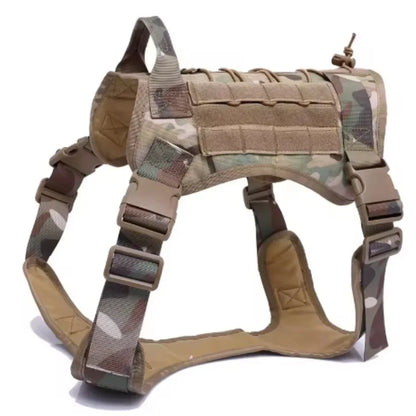Tactical No-Pull Dog Harness | Heavy-Duty Padded Military Training Vest