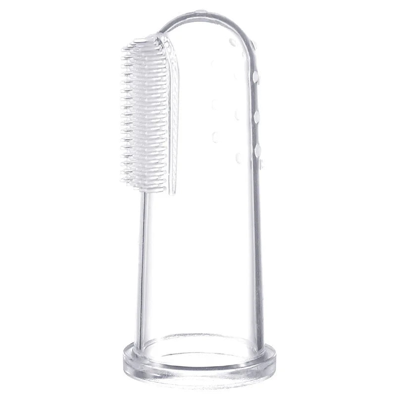 360° Silicone Dog Finger Toothbrush | Soft Pet Dental Cleaning Brush