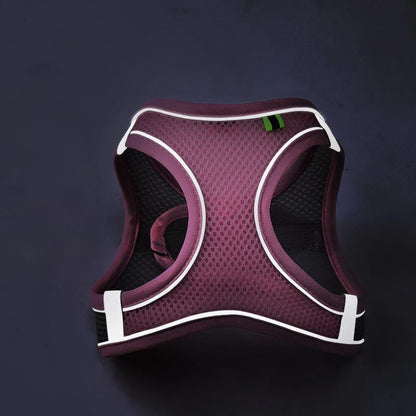 Reflective Mesh Dog Harness Vest | No-Pull Breathable Pet Leash Set