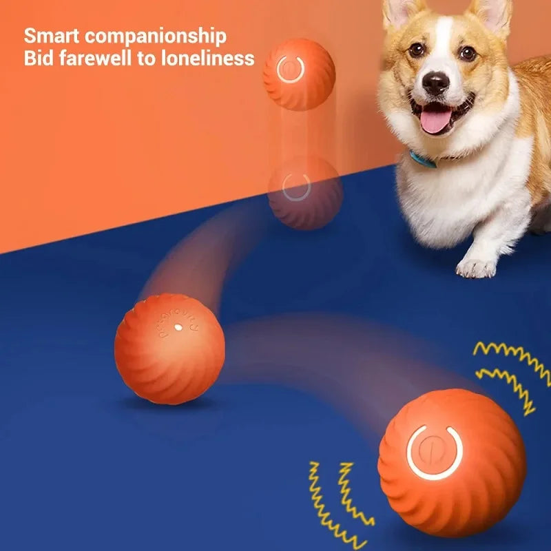 Smart Interactive Dog Toy Ball | Automatic Rolling Bouncing Pet Toy