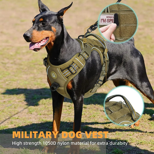 Tactical No-Pull Dog Harness |Military Vest