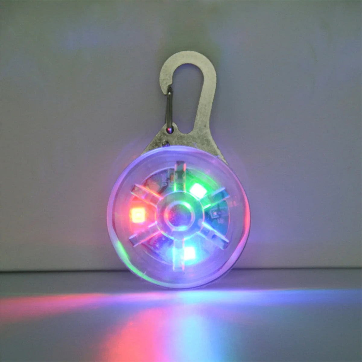 LED Glow Dog Collar Pendant | Light Up Night Safety Pet Tag