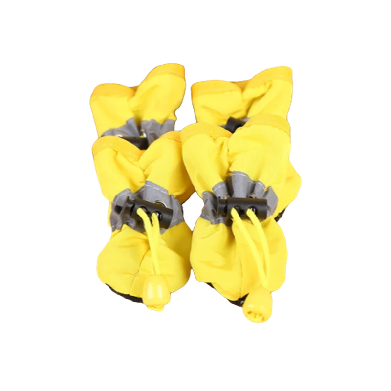 Waterproof Anti‑Slip Dog Boots – 4‑Pack Rain Shoes for Small Pets