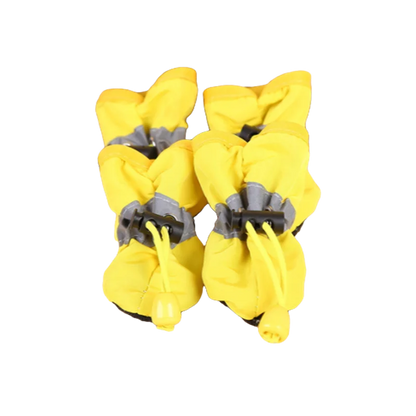 Waterproof Anti‑Slip Dog Boots – 4‑Pack Rain Shoes for Small Pets
