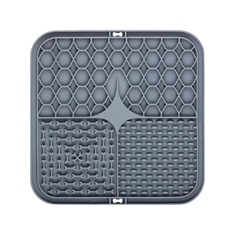 Pet Slow Feeding Lick Mat for Dogs & Cats | Silicone Feeding Placemat