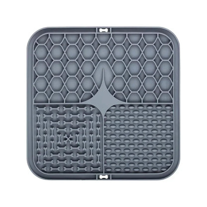 Pet Slow Feeding Lick Mat for Dogs & Cats | Silicone Feeding Placemat