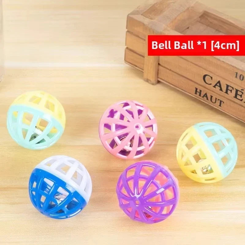 Interactive Felt Cat Puzzle Box | Indoor Hide & Seek Ball Chase Toy