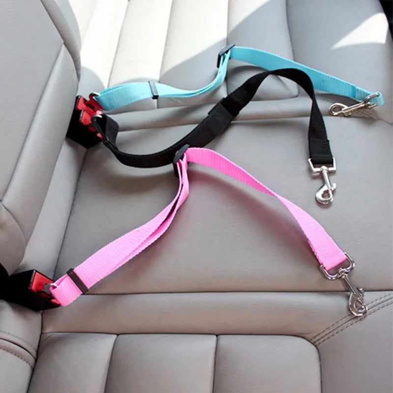 Universal Adjustable Pet Dog Car Seat Belt | Durable Vehicle Safety Lead