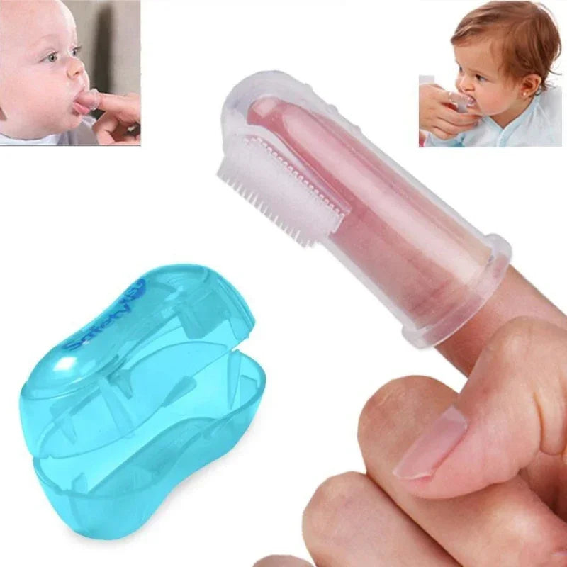360° Silicone Dog Finger Toothbrush | Soft Pet Dental Cleaning Brush