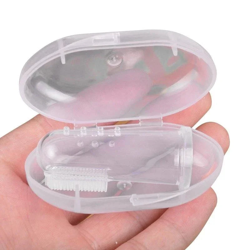 360° Silicone Dog Finger Toothbrush | Soft Pet Dental Cleaning Brush