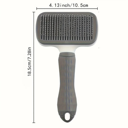 Self-Cleaning Pet Slicker Brush for Dogs & Cats
