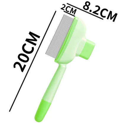Self-Cleaning Slicker Pet Brush | One-Button Grooming & Massage Comb